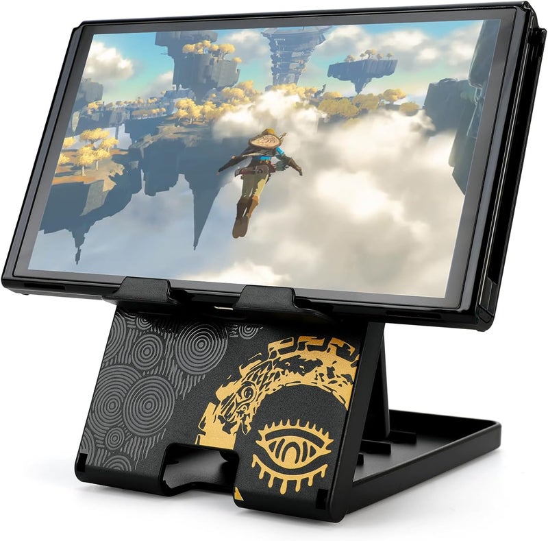 Tscope Cute Switch Stand for Nintendo, for Zleda Tears of The Kingdom Switch 2 / Lite Holder Bracket, Adjustable Foldable Portable Compact Playstand for OLED - Image 1